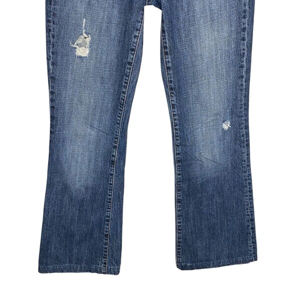 Vtg Gap 1969 Jeans Womens 1 (27x29) Western Boot Cut Denim Cowgirl Low Rise Y2K - Picture 6 of 12